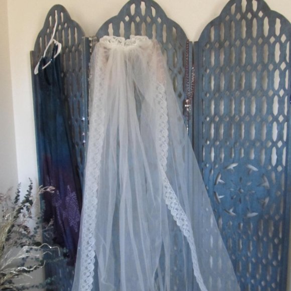 Bridal Veil, Chapel Length Handmade